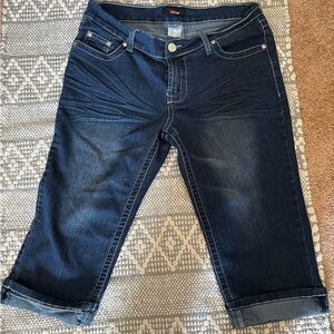 1955 Vintage Dark Blue Ankle Jeans